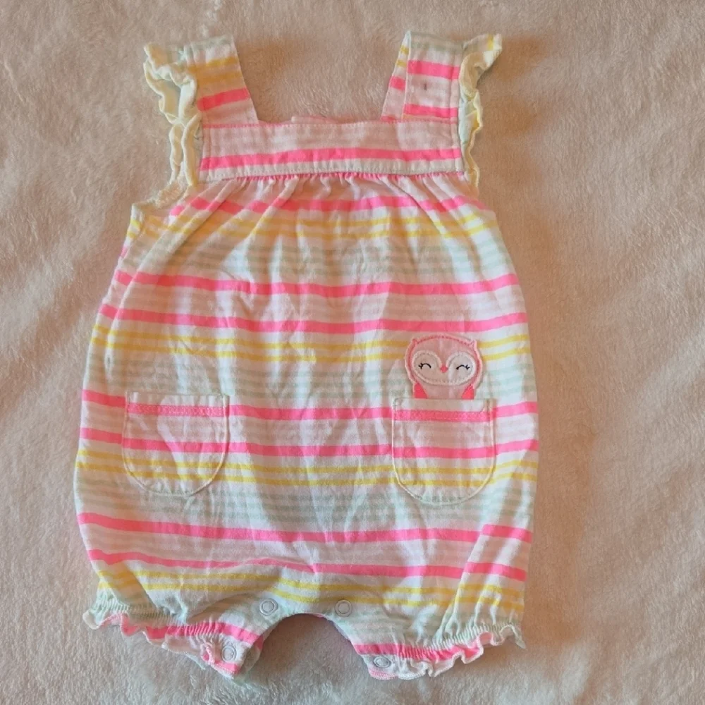 Carter's 3Mos 💕Day Jumper & Nighttime Footies All Cotton Too Cute Great Deal💕